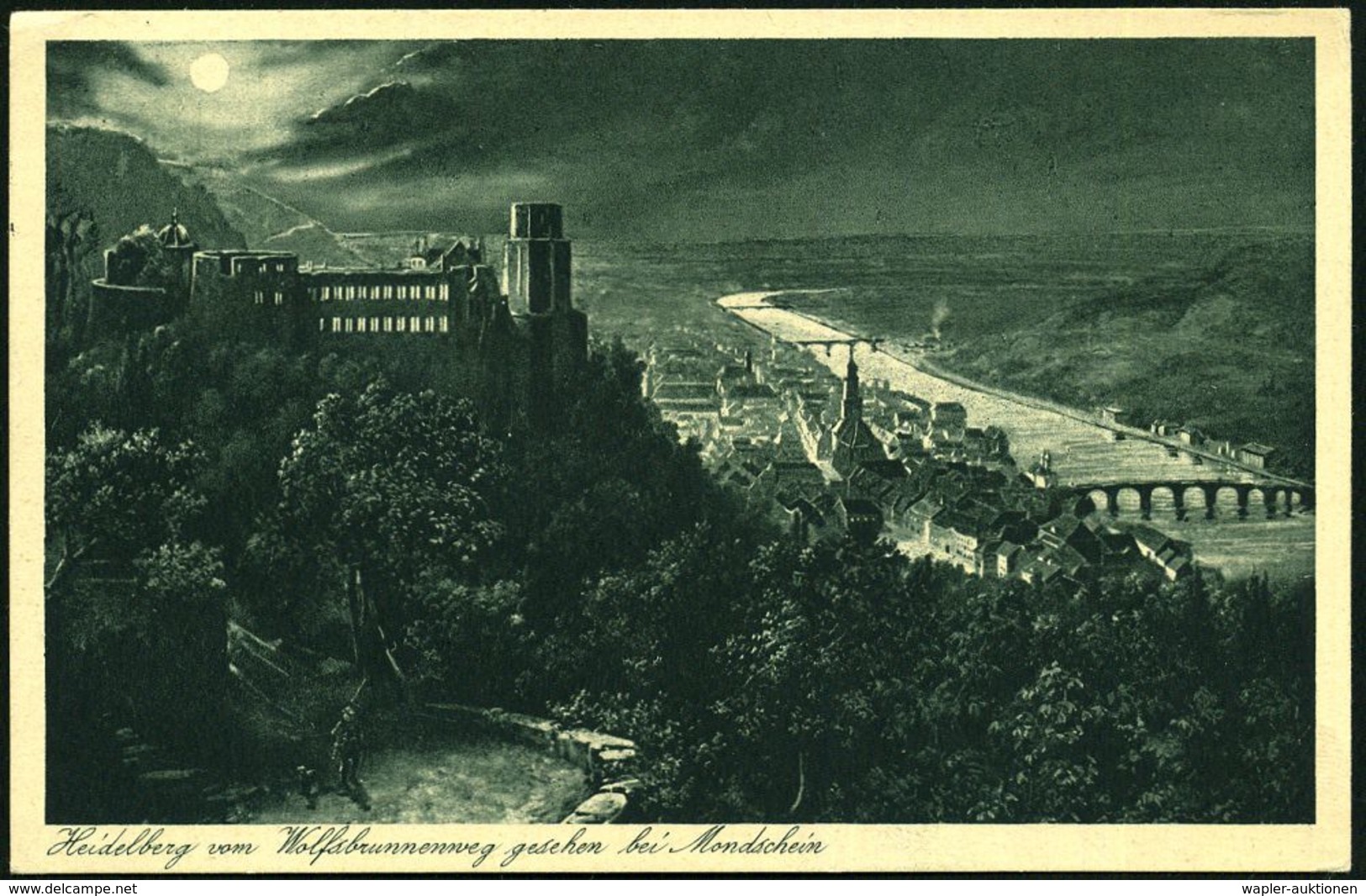 BURGEN / SCHLÖSSER / FESTUNGEN : HEIDELBERG/ 9.BUNDESTAG/ 38.PHILATELISTENTAG 1932 (30.7.) SSt = Schloß (Lutherstätte 15 - Schlösser U. Burgen