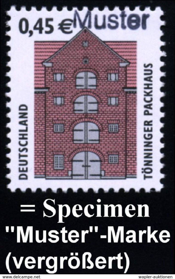 BERÜHMTE BAUWERKE & MONUMENTE : B.R.D. 2002 (Dez.) Bauwerke, 44 C. Philharmonie (Berlin), 45 C. Tönninger Packhaus U. 55 - Denkmäler