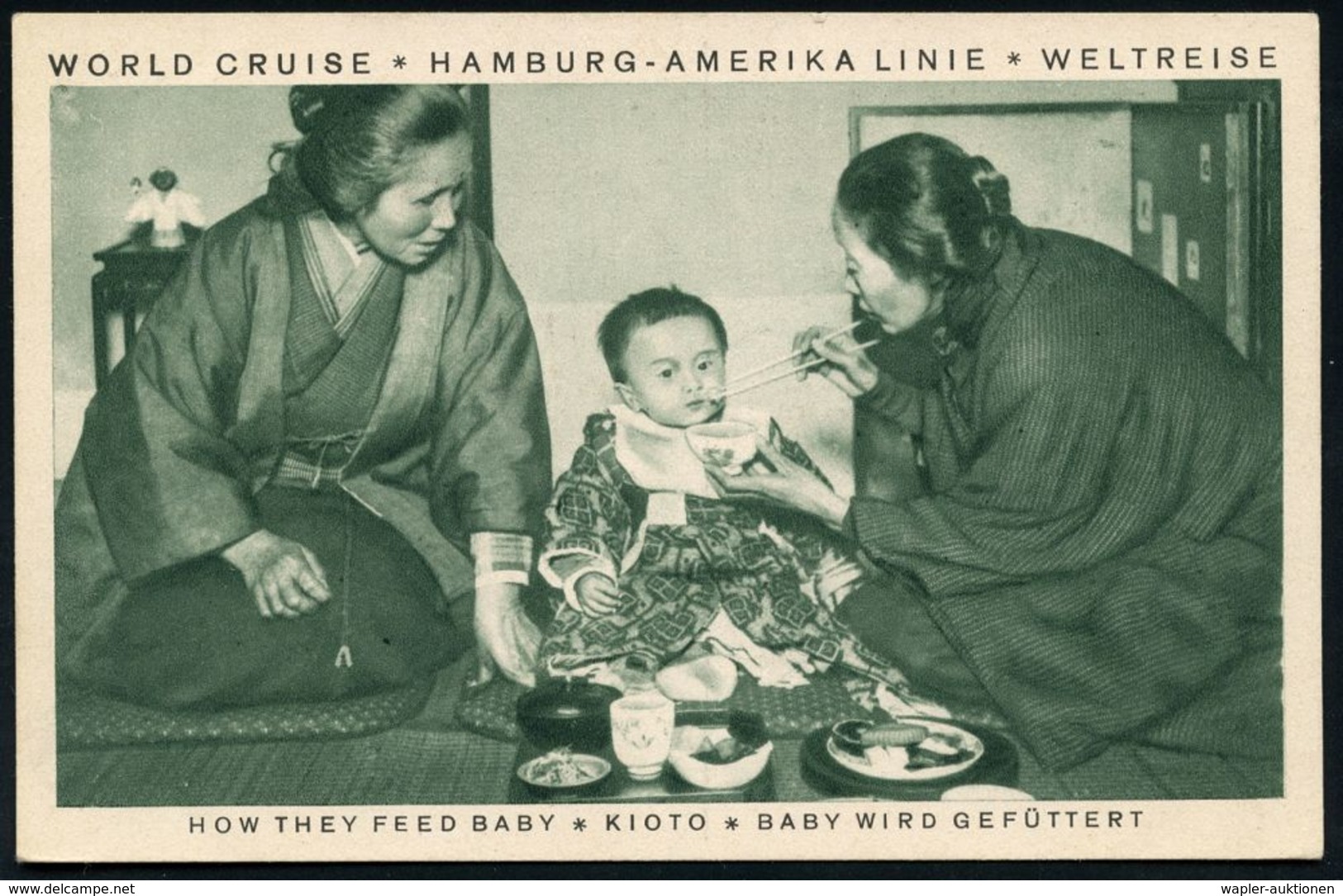 ASIATISCHE GESCHICHTE : HAMBURG/ 1/ ..NORDLANDFAHRTEN/ HAMBURG AMERIKA/ LINIE 1929 (20.4.) Seltener AFS (Fahrgastschiff) - Autres & Non Classés