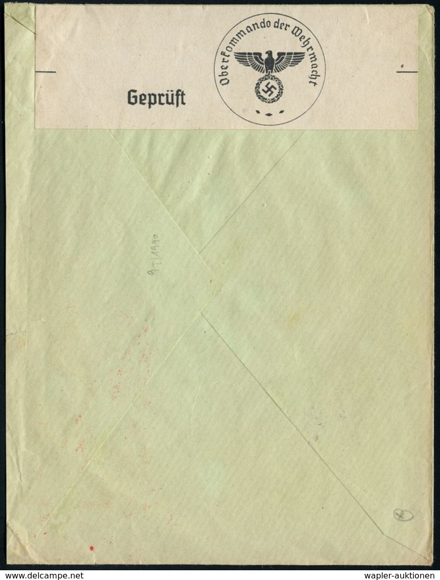 CSR-BESETZUNG 1939 : BÖHMEN & MÄHREN 1940 (8.1.) AFS Francotyp Zweisprachig: PRAG 7/ PRAHA 7/KOOPERATIVA/AGROSOL (Eckhau - Altri & Non Classificati