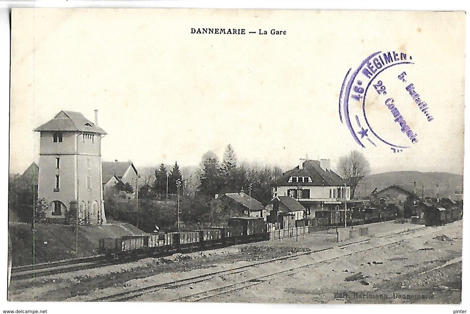 DANNEMARIE - La Gare - Train - Dannemarie