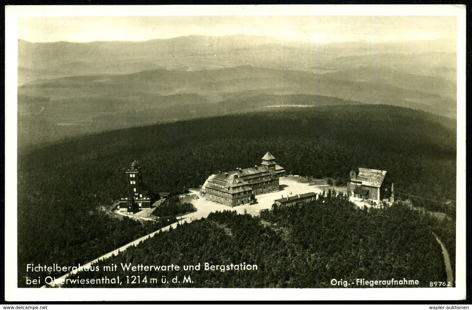 TOURISMUS / REISEN / CAMPING : OBERWIESENTHAL (SACHS)/ Der Ideale Höhenluftkurort/ ..1214m/ Fichtelberghaus 1939 (12.7.) - Autres & Non Classés