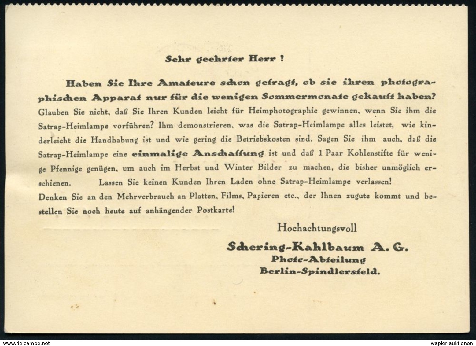 CHEMIE / PRODUKTE / CHEMISCHE INDUSTRIE : BERLIN O/ * 17 I/ DEUTSCHES REICH 1928 (25.9.) PFS 2 Pf. Achteck Als Entwertun - Chemie