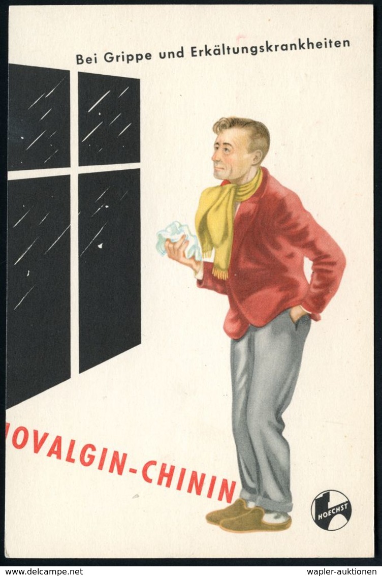 I.-G.-FARBEN INDUSTRIE, TOCHTERFIRMEN & NACHFOLGER : (16) FRANKFURT (MAIN)-HÖCHST 1/ Arzneimittel/ HOECHST 1954 (4.3.) A - Chimica