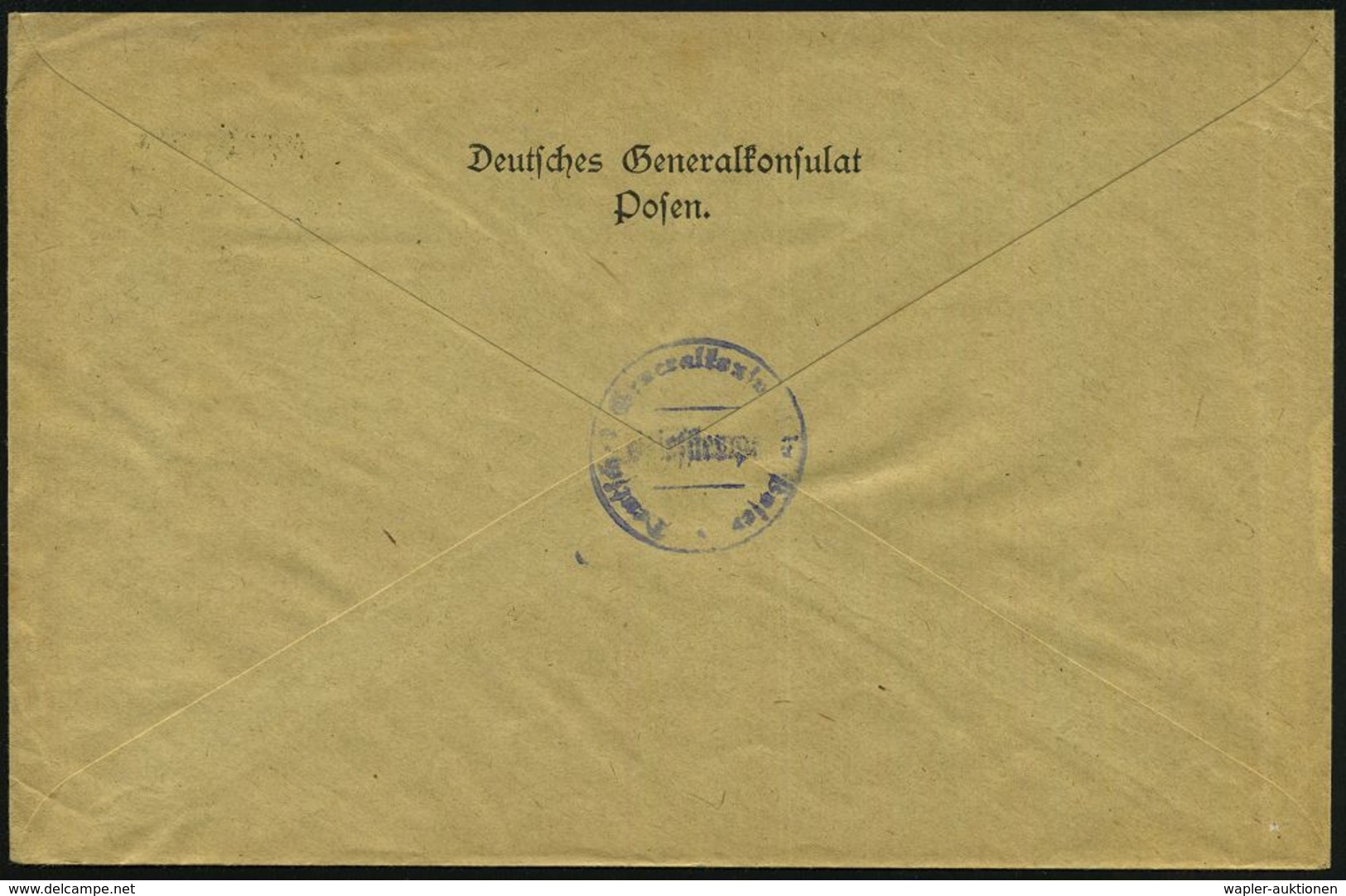 STAATL. INSTITUTIONEN DER WEIMARER REPUBLIK : BERLIN W/ 8/ KURIERSTELLE 1922 (21.2.) Seltener 1K-Steg = Hauspostamt Ausw - Other & Unclassified