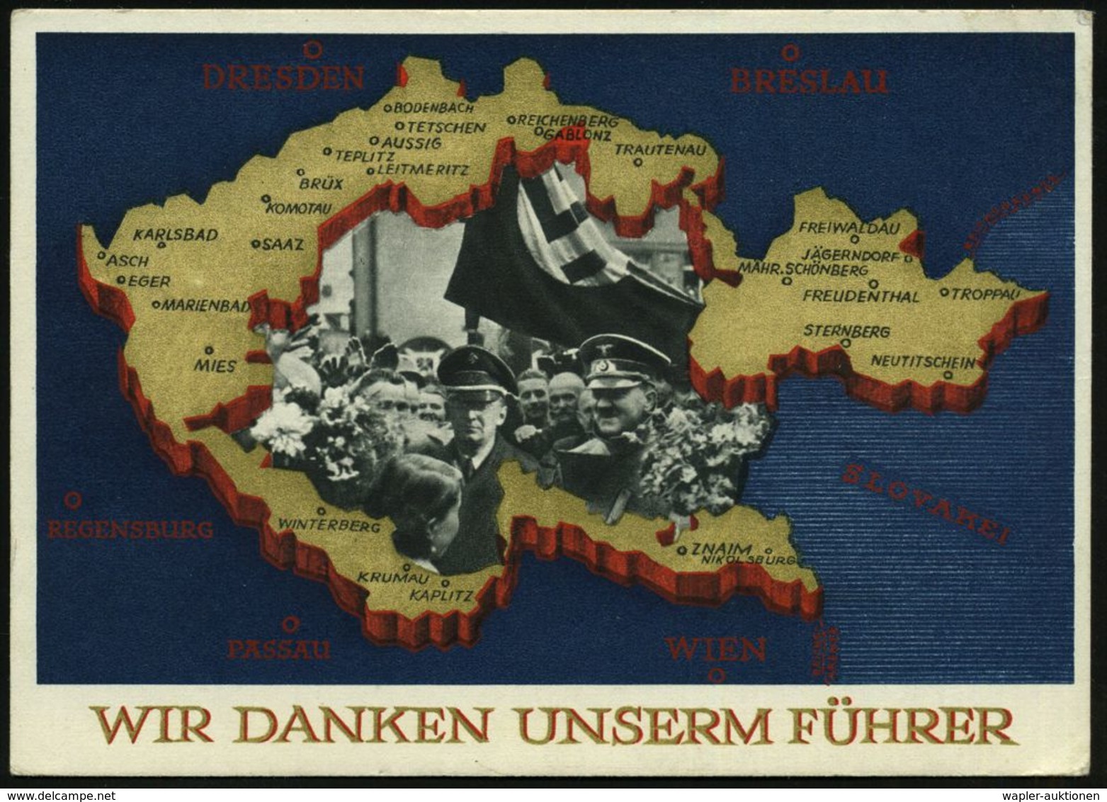 PAUL VON HINDENBURG - GENERALFELDMARSCHALL IM I. WELTKRIEG : KYFFHÄUSER-ROSSLA (HARZ)/ Einweihung Hindenburgdenkmal 1939 - Autres & Non Classés