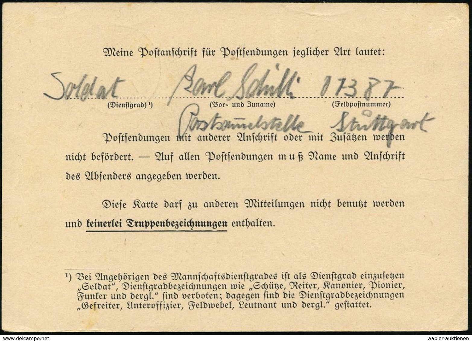 II. WELTKRIEG (1939 - 1945) : DEUTSCHES REICH 1939 (4.9.) 1K: FELDPOST/b/-35 Mit Taktischer Nr. (Mi.62, + 20.- EUR) Feld - Guerre Mondiale (Seconde)