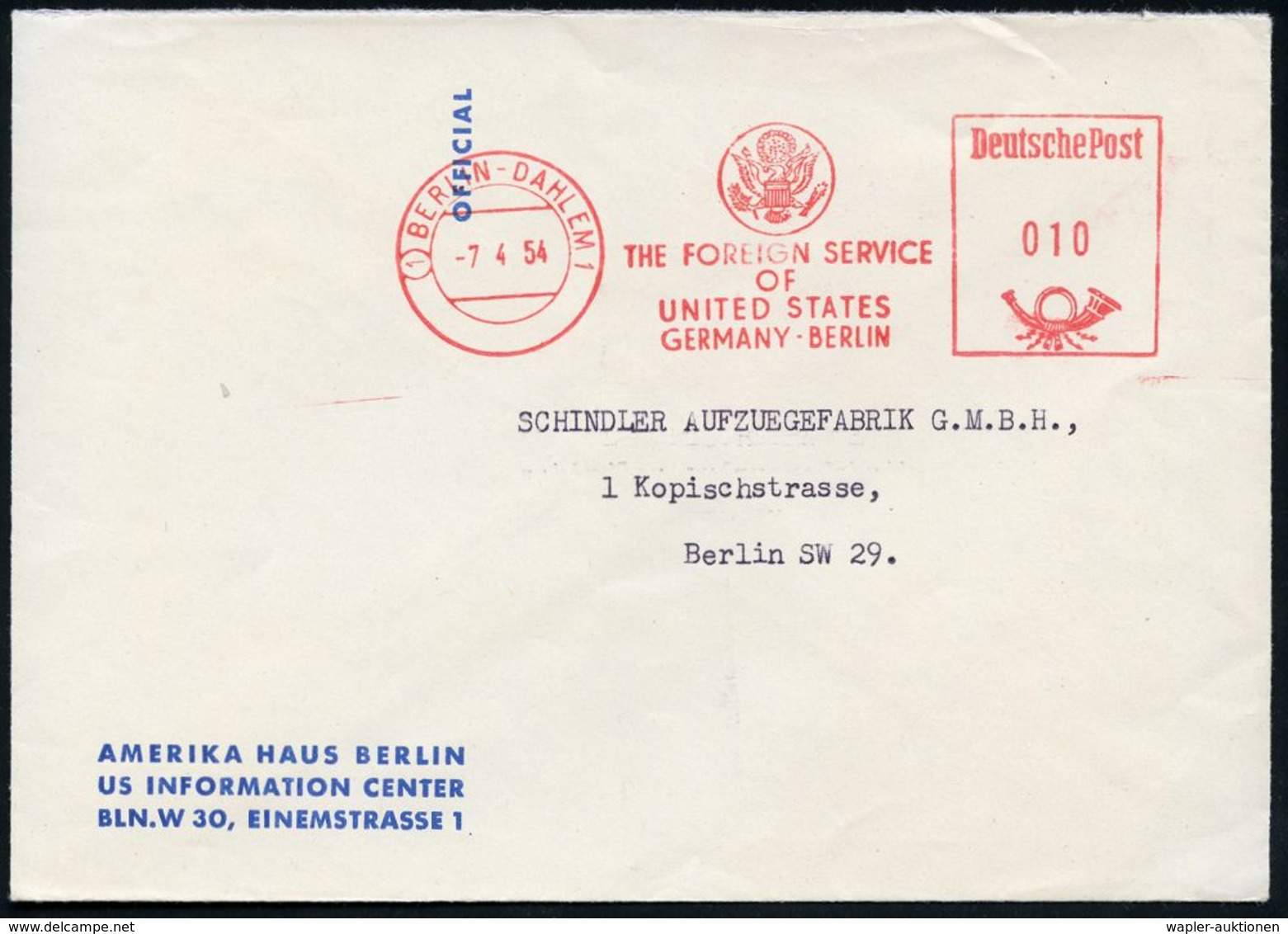 DIE ALLIIERTEN SIEGERMÄCHTE DES II.WELTKRIEGES: U.S.A. / U.D.S.S.R. / GROSSBRITANNIEN / FRANKREICH Etc. : (1) BERLIN-DAH - 2. Weltkrieg