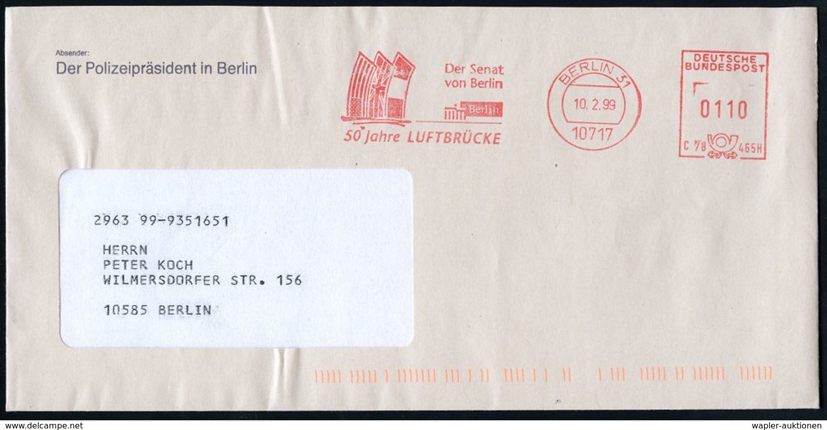 DIE ALLIIERTEN SIEGERMÄCHTE DES II.WELTKRIEGES: U.S.A. / U.D.S.S.R. / GROSSBRITANNIEN / FRANKREICH Etc. : 10717 BERLIN 3 - Guerre Mondiale (Seconde)