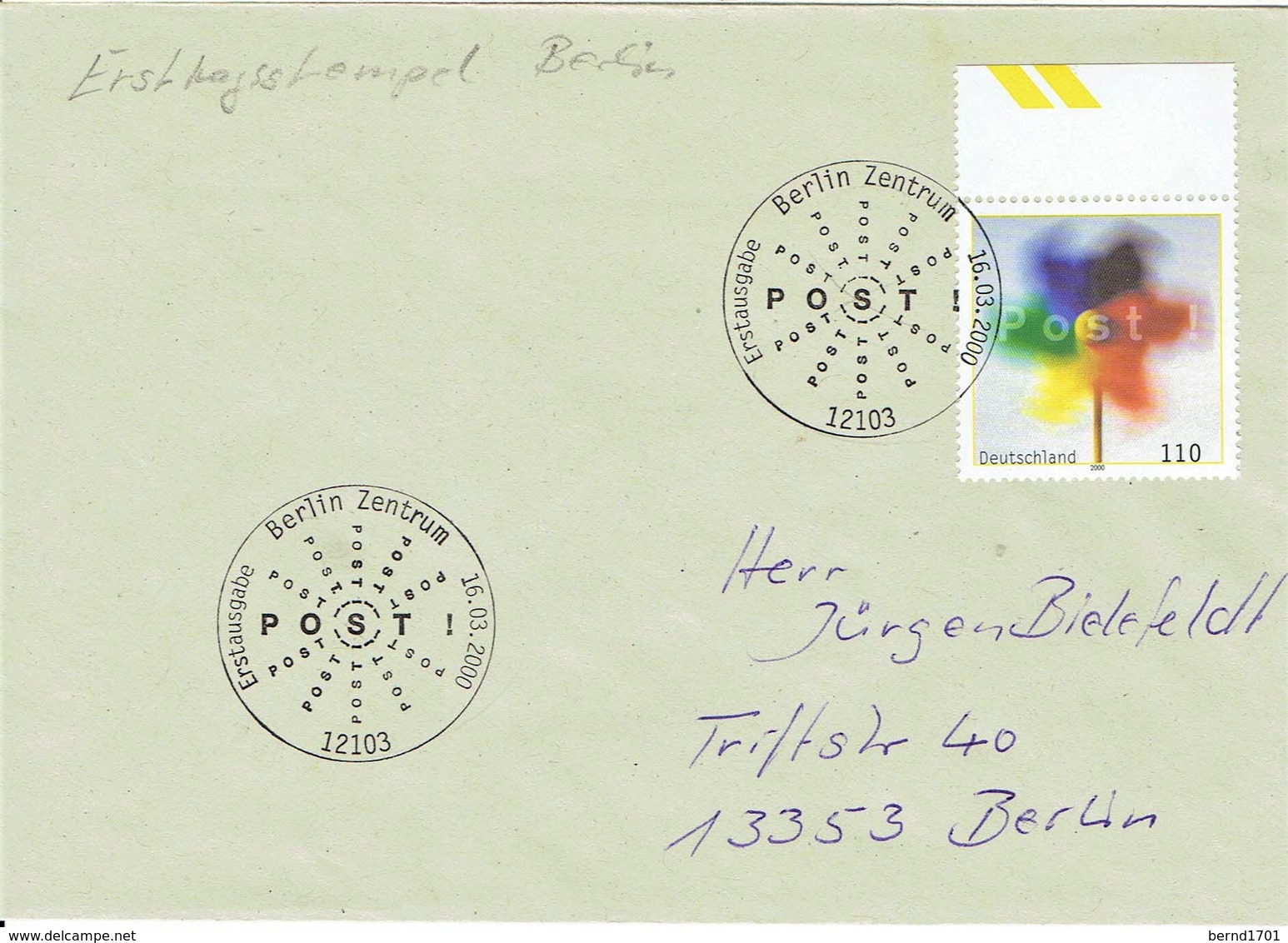 Germany - Mi-Nr 2106 FDC (T567)- - 1991-2000