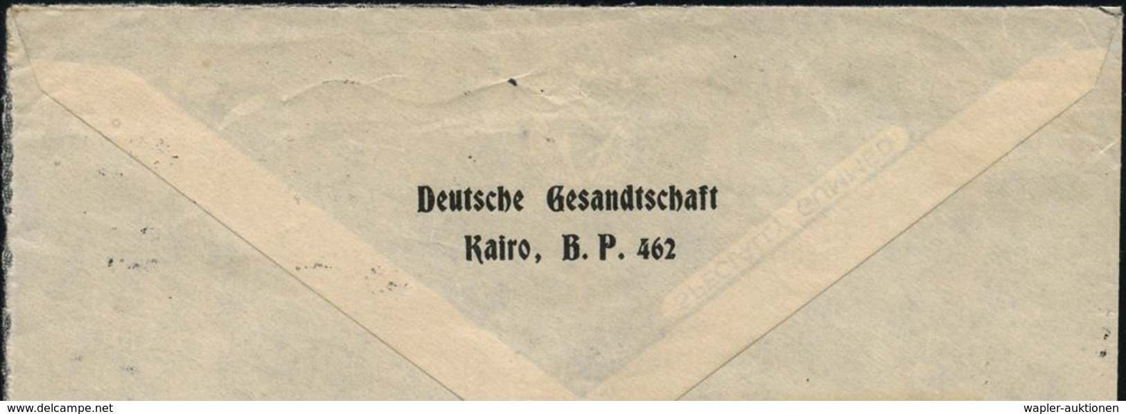 DIPLOMATENPOST / BOTSCHAFTEN / BILATERALE BEZIEHUNGEN : BERLIN C2/ Dm/ Vermeidet/ Störungen/ D.Rundfunks! 1936 (27.2.) M - Sonstige & Ohne Zuordnung