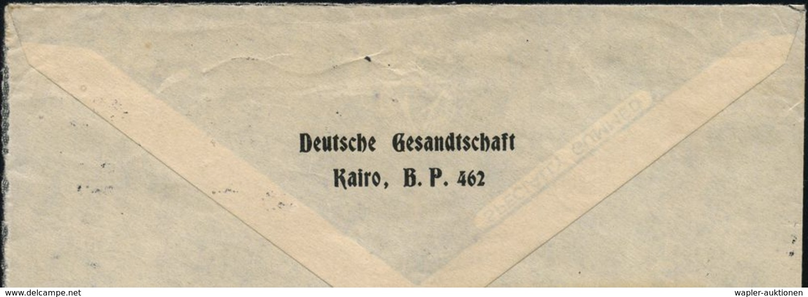 DIPLOMATENPOST / BOTSCHAFTEN / BILATERALE BEZIEHUNGEN : BERLIN C2/ Dm/ Vermeidet/ Störungen/ D.Rundfunks! 1936 (27.2.) M - Autres & Non Classés