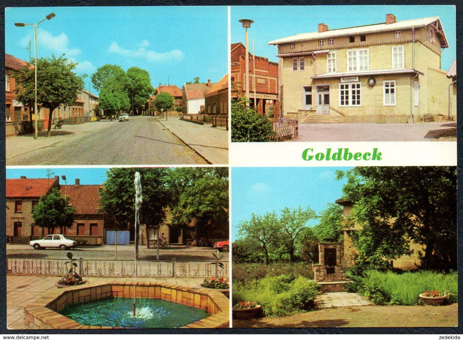 D0713 - TOP Goldbeck Bahnhof Ernst Thälmann Denkmal - Bild Und Heimat Reichenbach - Osterburg