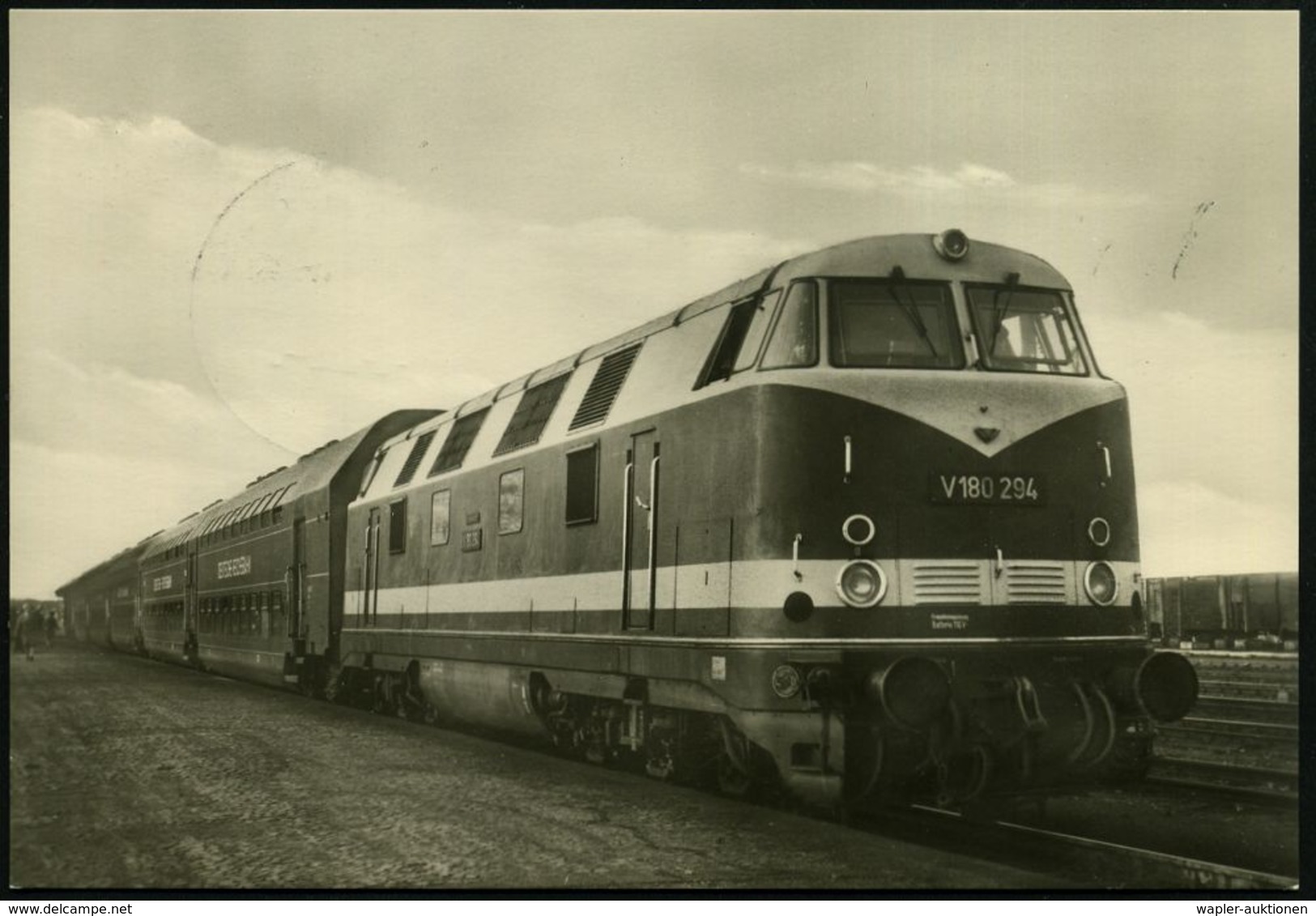 EISENBAHN-JUBILÄEN & SONDERFAHRTEN : 3704 HEUDEBER/ 100 JAHRE EISENBAHN HALBERSTADT-WASSERLEBEN 1969 (1.3.) SSt = Diesel - Trains