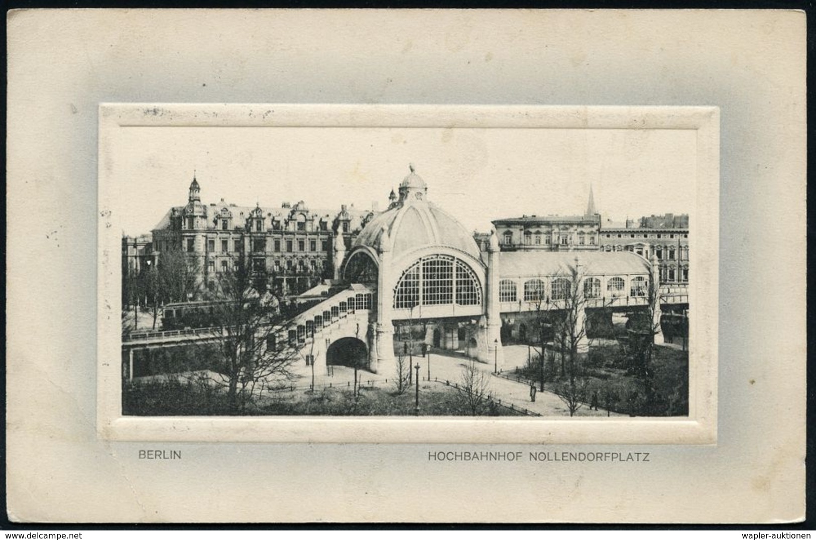 UNTERGRUNDBAHN /U-BAHN : Berlin-Schöneberg 1900/12 U-Bahnhof Nollendorfplatz, 7 Verschiedene S/w.-Ak., Teils Gebr., Teil - Trains