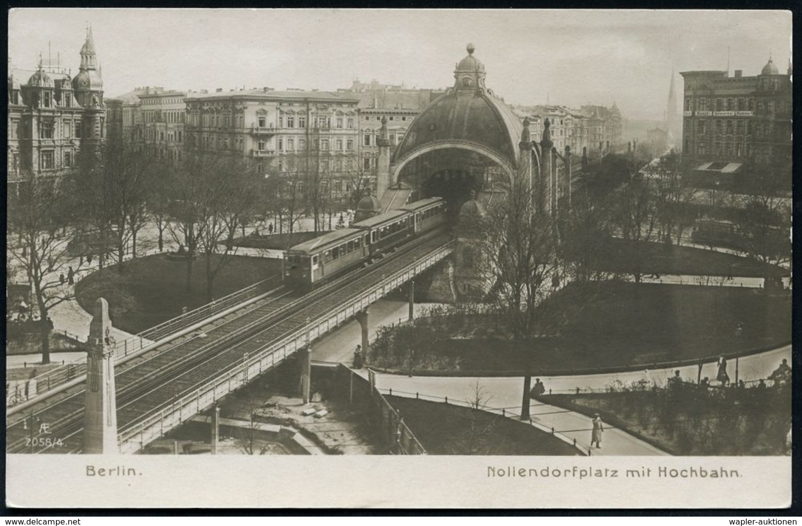 UNTERGRUNDBAHN /U-BAHN : Berlin-Schöneberg 1900/12 U-Bahnhof Nollendorfplatz, 7 verschiedene s/w.-Ak., teils gebr., teil