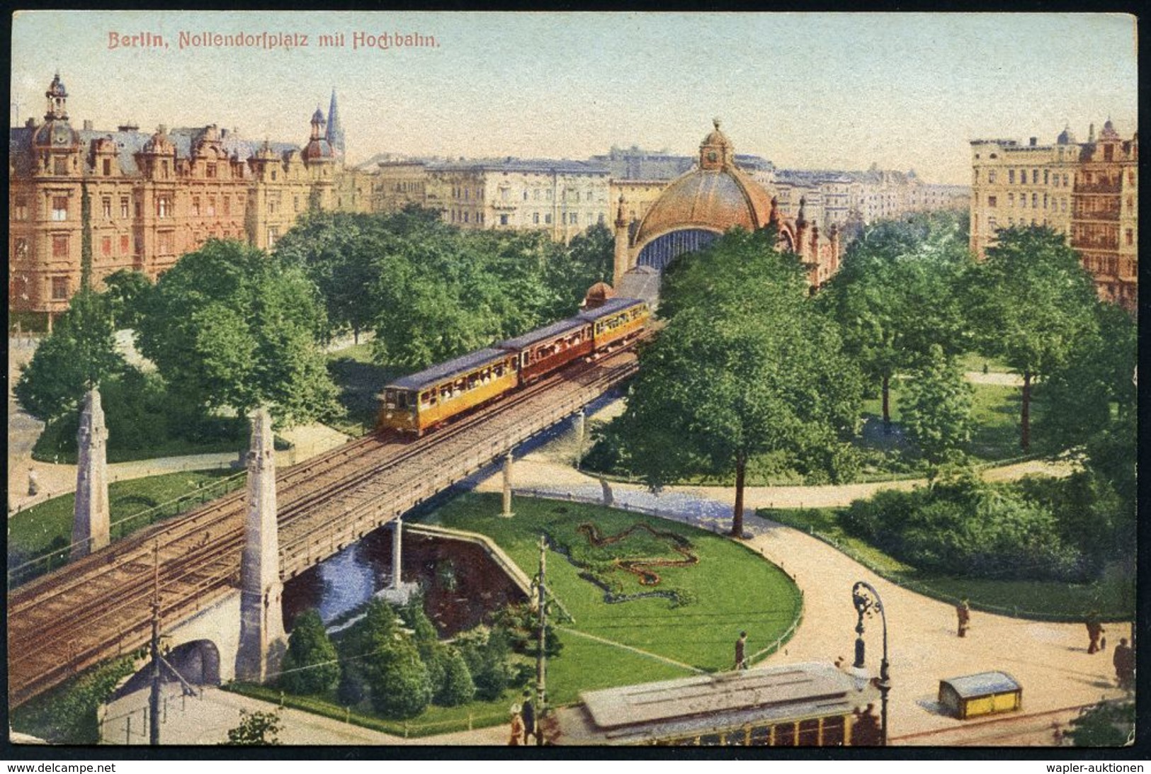 UNTERGRUNDBAHN /U-BAHN : Berlin-Schöneberg 1902/13 U-Bahnhof Nollendorfplatz, 6 Verschiedene Color-Ak., , Teils Gebr., T - Treni