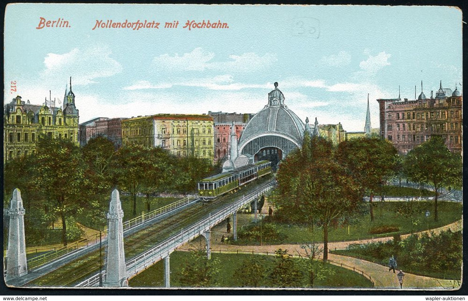 UNTERGRUNDBAHN /U-BAHN : Berlin-Schöneberg 1902/13 U-Bahnhof Nollendorfplatz, 6 Verschiedene Color-Ak., , Teils Gebr., T - Treni