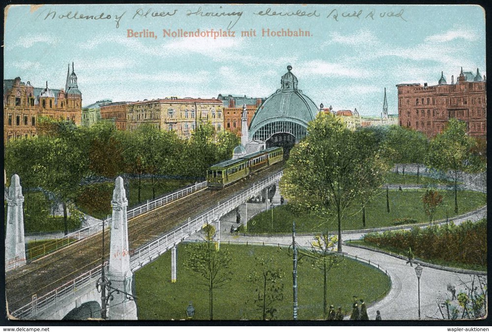 UNTERGRUNDBAHN /U-BAHN : Berlin-Schöneberg 1902/13 U-Bahnhof Nollendorfplatz, 6 Verschiedene Color-Ak., , Teils Gebr., T - Eisenbahnen