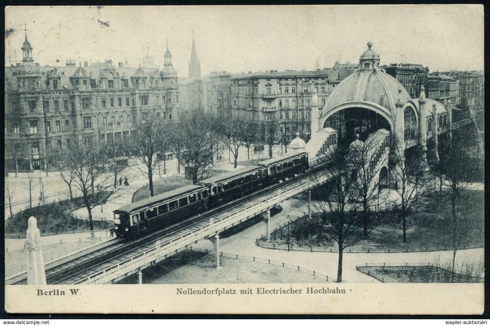 UNTERGRUNDBAHN /U-BAHN : Berlin-Schöneberg 1902/32 U-Bahnhof Nollendorfplatz, 9 Verschiedene S/w.-Foto-Ak., Teils Gebr., - Eisenbahnen