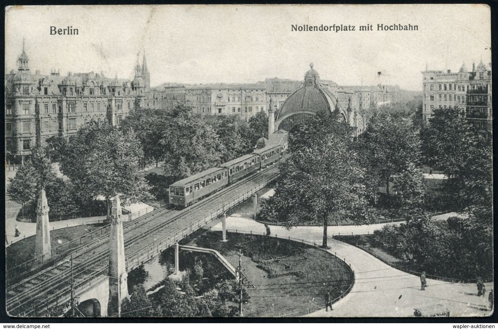 UNTERGRUNDBAHN /U-BAHN : Berlin-Schöneberg 1902/32 U-Bahnhof Nollendorfplatz, 9 verschiedene s/w.-Foto-Ak., teils gebr.,