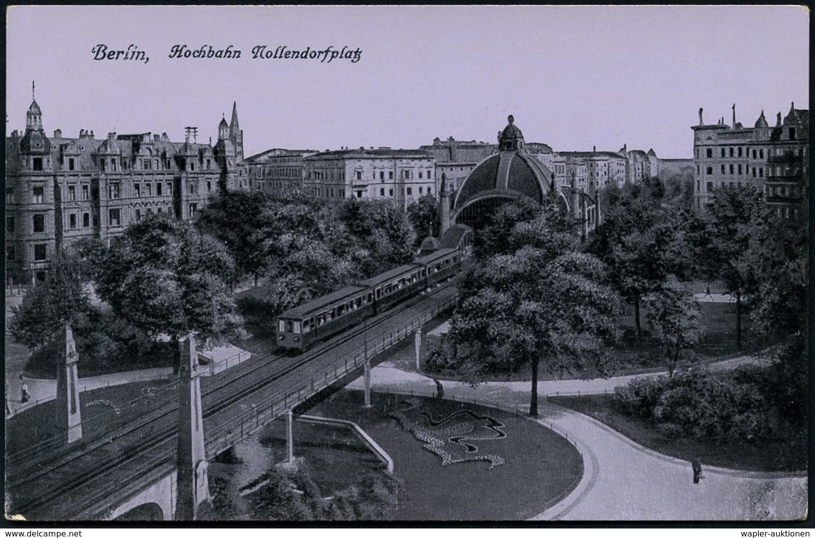 UNTERGRUNDBAHN /U-BAHN : Berlin-Schöneberg 1902/32 U-Bahnhof Nollendorfplatz, 9 verschiedene s/w.-Foto-Ak., teils gebr.,