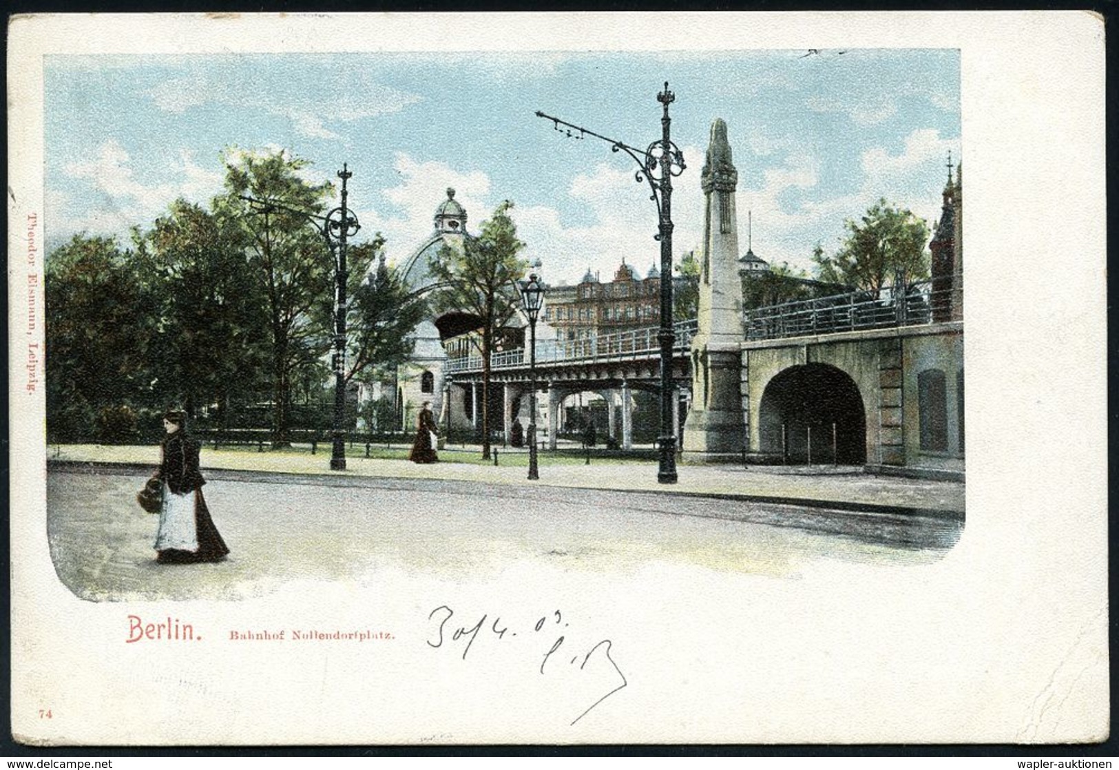 UNTERGRUNDBAHN /U-BAHN : Berlin-Schöneberg 1904/13 U-Bahnhof Nollendorfplatz, 8 Verschiedene Color-Foto-Ak., Teils Gebr. - Eisenbahnen