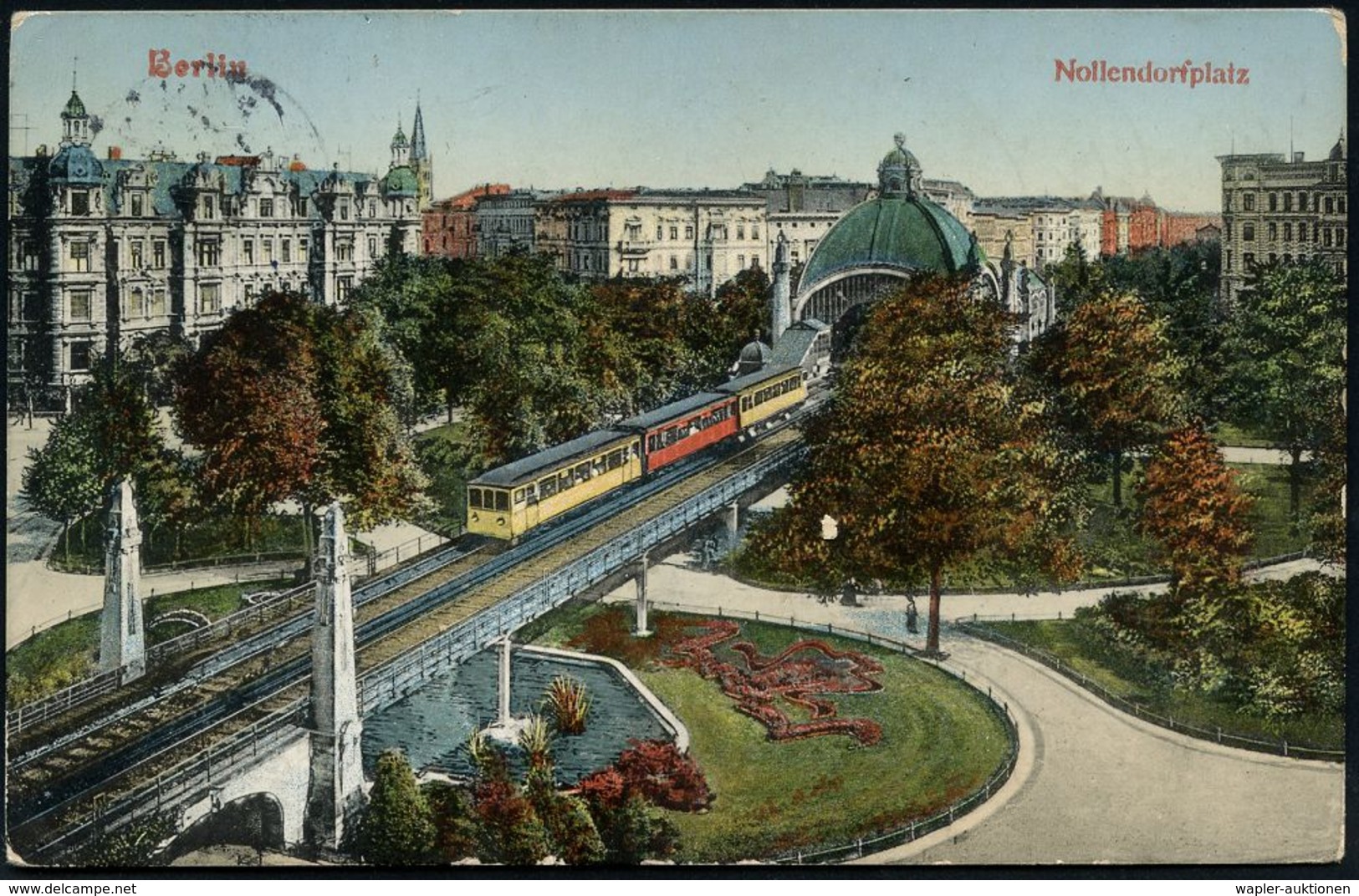 UNTERGRUNDBAHN /U-BAHN : Berlin-Schöneberg 1904/13 U-Bahnhof Nollendorfplatz, 8 Verschiedene Color-Foto-Ak., Teils Gebr. - Eisenbahnen