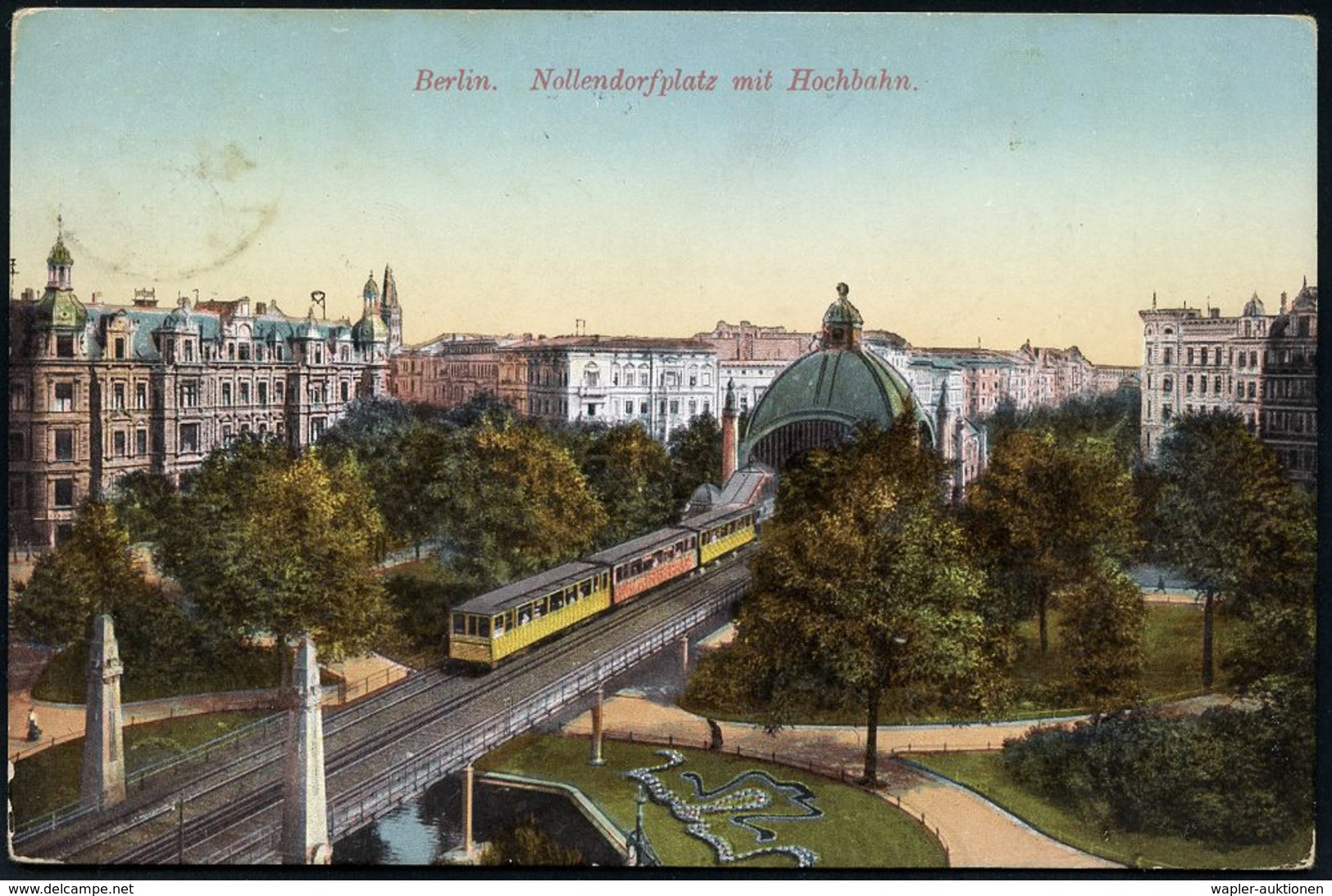 UNTERGRUNDBAHN /U-BAHN : Berlin-Schöneberg 1904/13 U-Bahnhof Nollendorfplatz, 8 verschiedene Color-Foto-Ak., teils gebr.