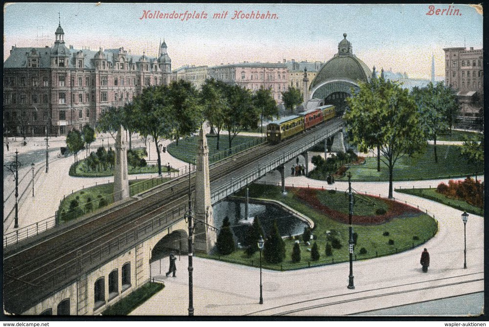 UNTERGRUNDBAHN /U-BAHN : Berlin-Schöneberg 1904/13 U-Bahnhof Nollendorfplatz, 8 verschiedene Color-Foto-Ak., teils gebr.