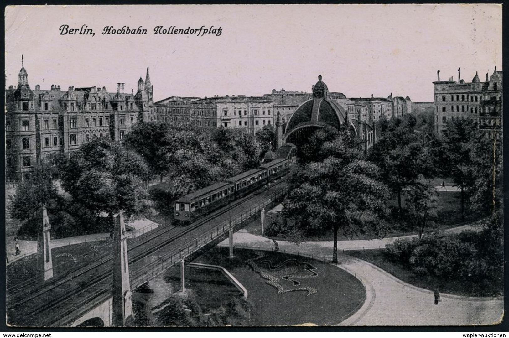 UNTERGRUNDBAHN /U-BAHN : Berlin-Schöneberg 1905/16 U-Bahnhof Nollendorfplatz, 7 verschiedene s/w.-Foto-Ak. , meist gebr.