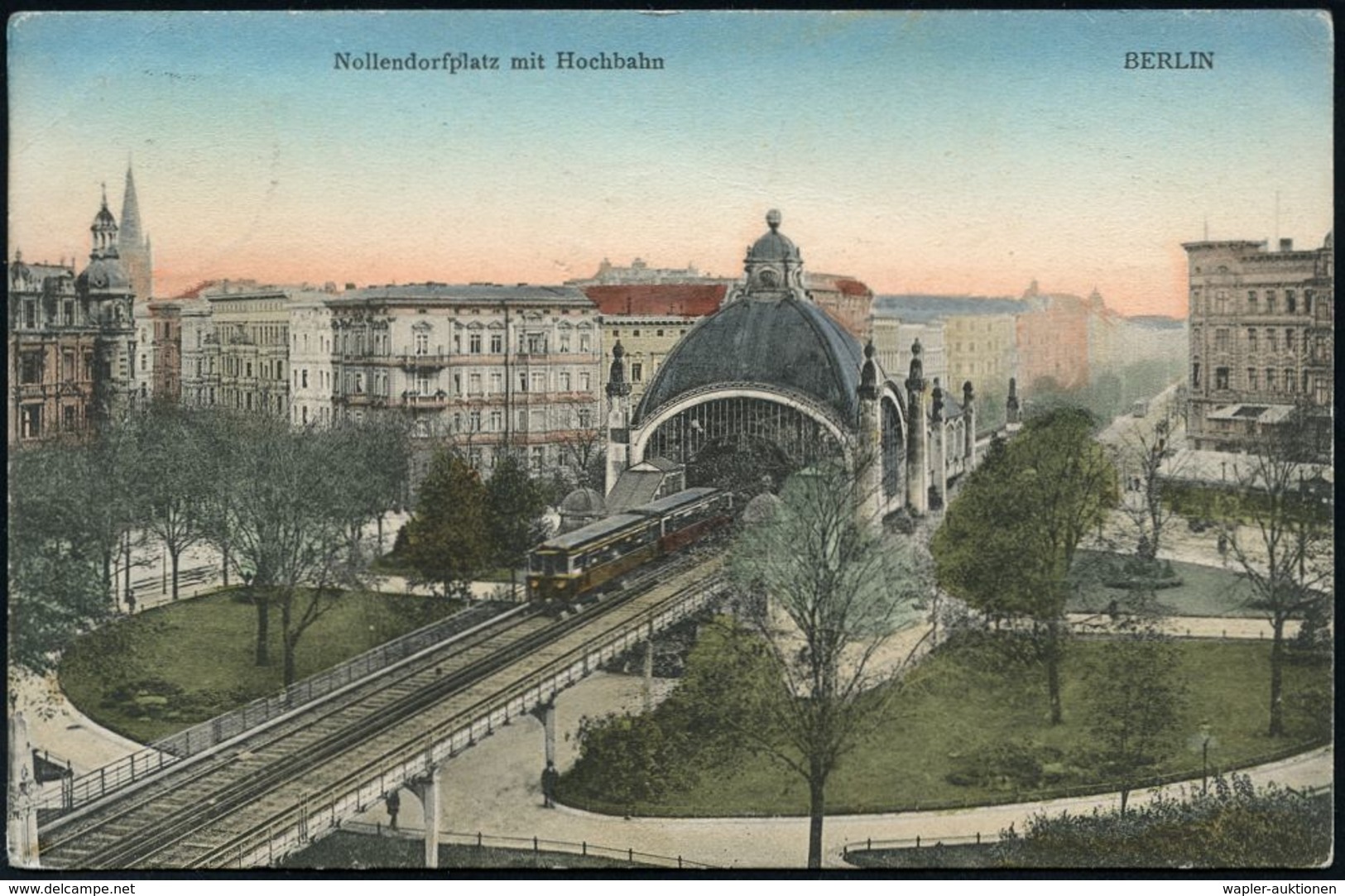 UNTERGRUNDBAHN /U-BAHN : Berlin-Schöneberg 1908/17 U-Bahnhof Nollendorfplatz, 8 Verschiedene Color-Foto-Ak., Teils Gebr. - Treni