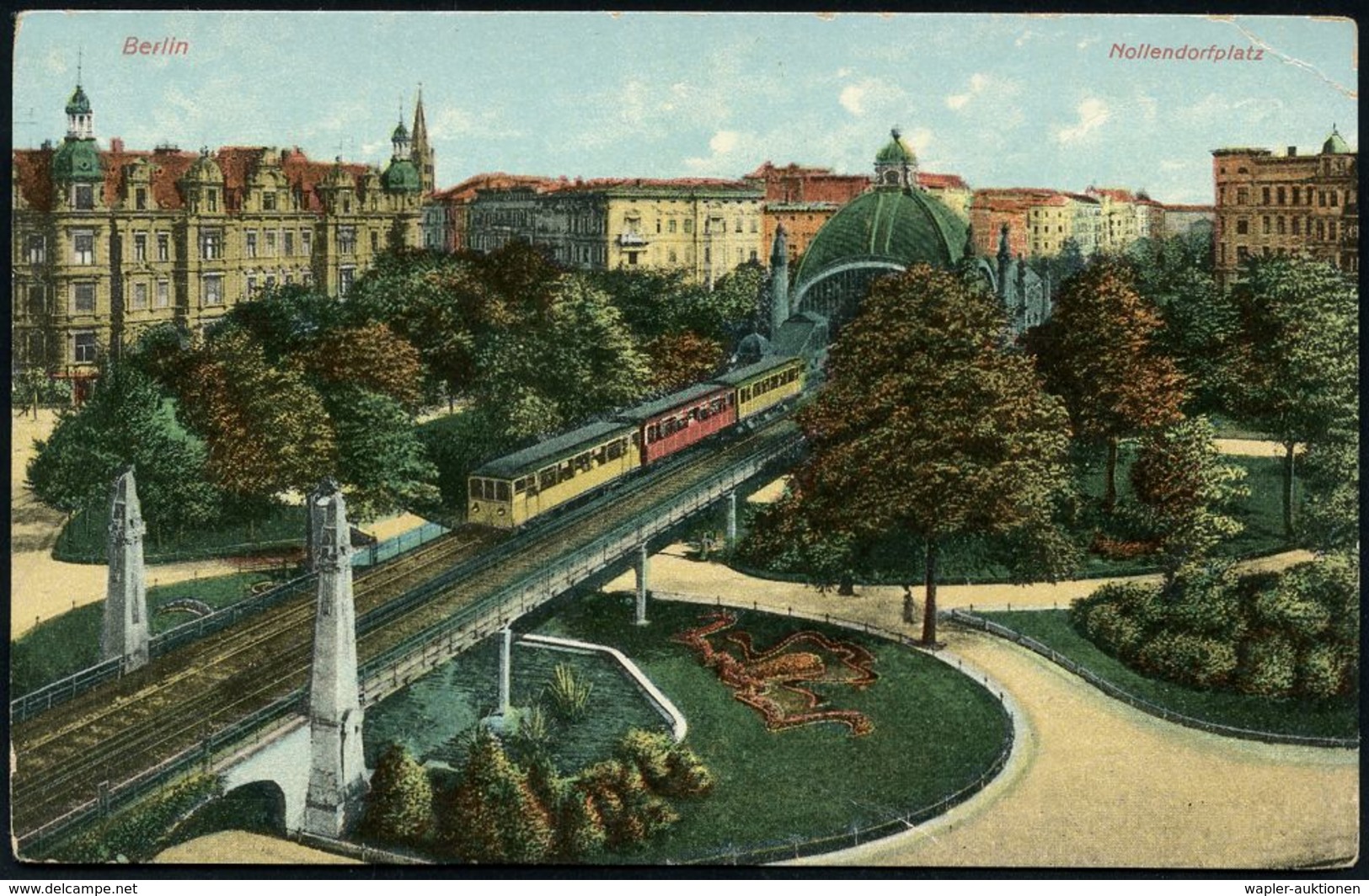 UNTERGRUNDBAHN /U-BAHN : Berlin-Schöneberg 1908/17 U-Bahnhof Nollendorfplatz, 8 Verschiedene Color-Foto-Ak., Teils Gebr. - Eisenbahnen