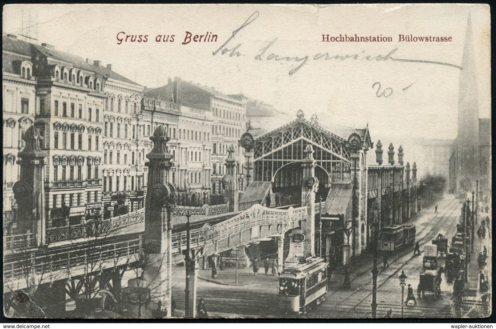 UNTERGRUNDBAHN /U-BAHN : Berlin-Schöneberg 1902/12 U-Bahnhof Bülowstraße, 6 Verschiedene S/w.-Foto-Ak., , Meist Gebr. - Trains