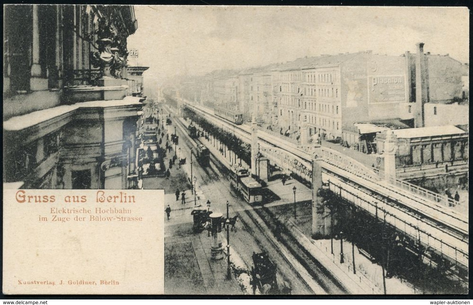 UNTERGRUNDBAHN /U-BAHN : Berlin-Schöneberg 1903/12 U-Bahnhof Bülowstraße. 5 Verschiedene S/w.-Foto-Ak. , Teils Gebr., Te - Trains