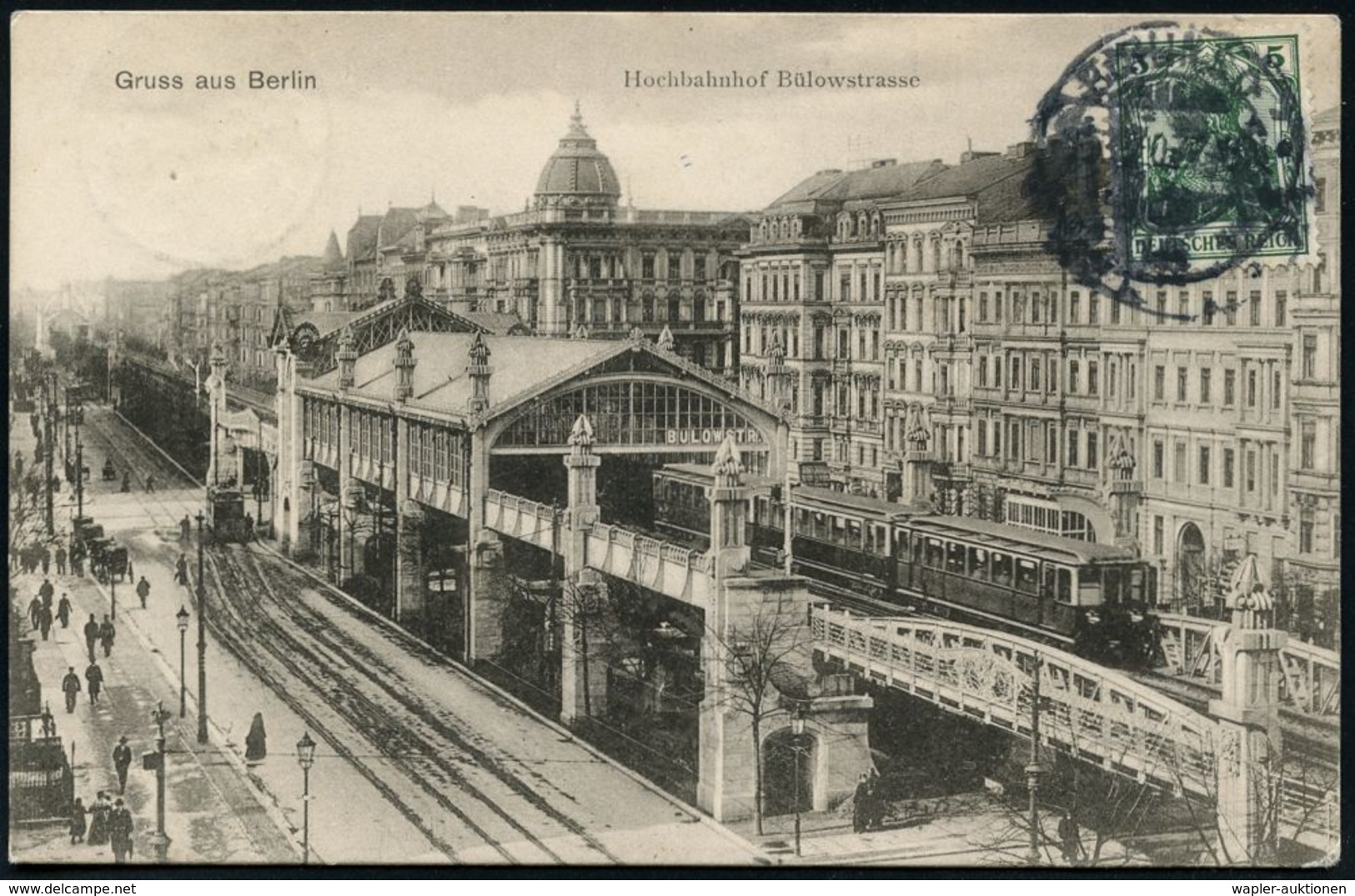 UNTERGRUNDBAHN /U-BAHN : Berlin-Schöneberg 1907/16 U-Bahnhof Bülowstraße, 6 Verschiedene Color-Foto-Ak., , Teils Gebr.,  - Eisenbahnen