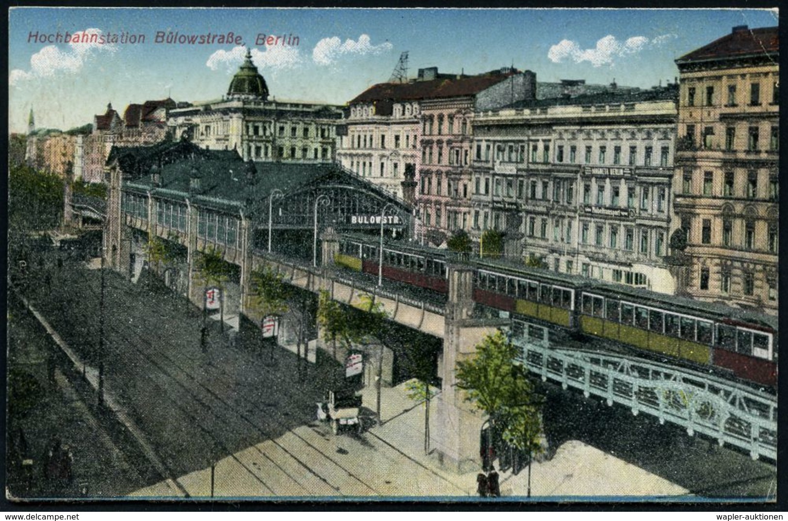 UNTERGRUNDBAHN /U-BAHN : Berlin-Schöneberg 1907/16 U-Bahnhof Bülowstraße, 6 Verschiedene Color-Foto-Ak., , Teils Gebr.,  - Eisenbahnen