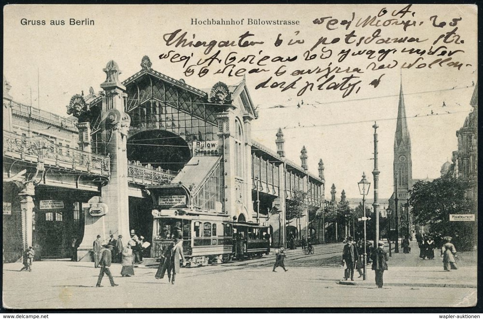 UNTERGRUNDBAHN /U-BAHN : Berlin-Schöneberg 1906/12 U-Bahnhof Bülowstraße, 6 Verschiedene S/w.- U. Color-Foto-Ak. , Teils - Treni