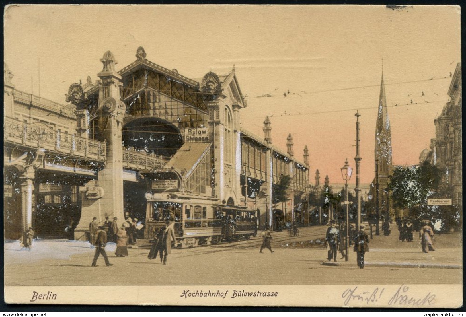 UNTERGRUNDBAHN /U-BAHN : Berlin-Schöneberg 1906/12 U-Bahnhof Bülowstraße, 6 Verschiedene S/w.- U. Color-Foto-Ak. , Teils - Eisenbahnen