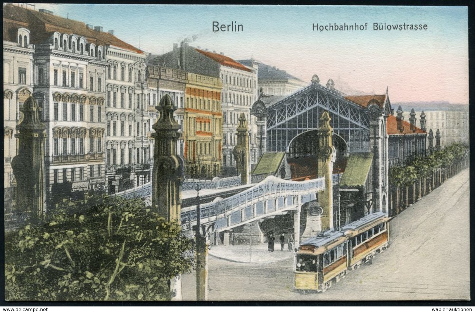 UNTERGRUNDBAHN /U-BAHN : Berlin-Schöneberg 1909/24 U-Bahnhof Bülowstraße, 6 Verschiedene Color-Foto-Ak., , Teils Gebr.,  - Trains