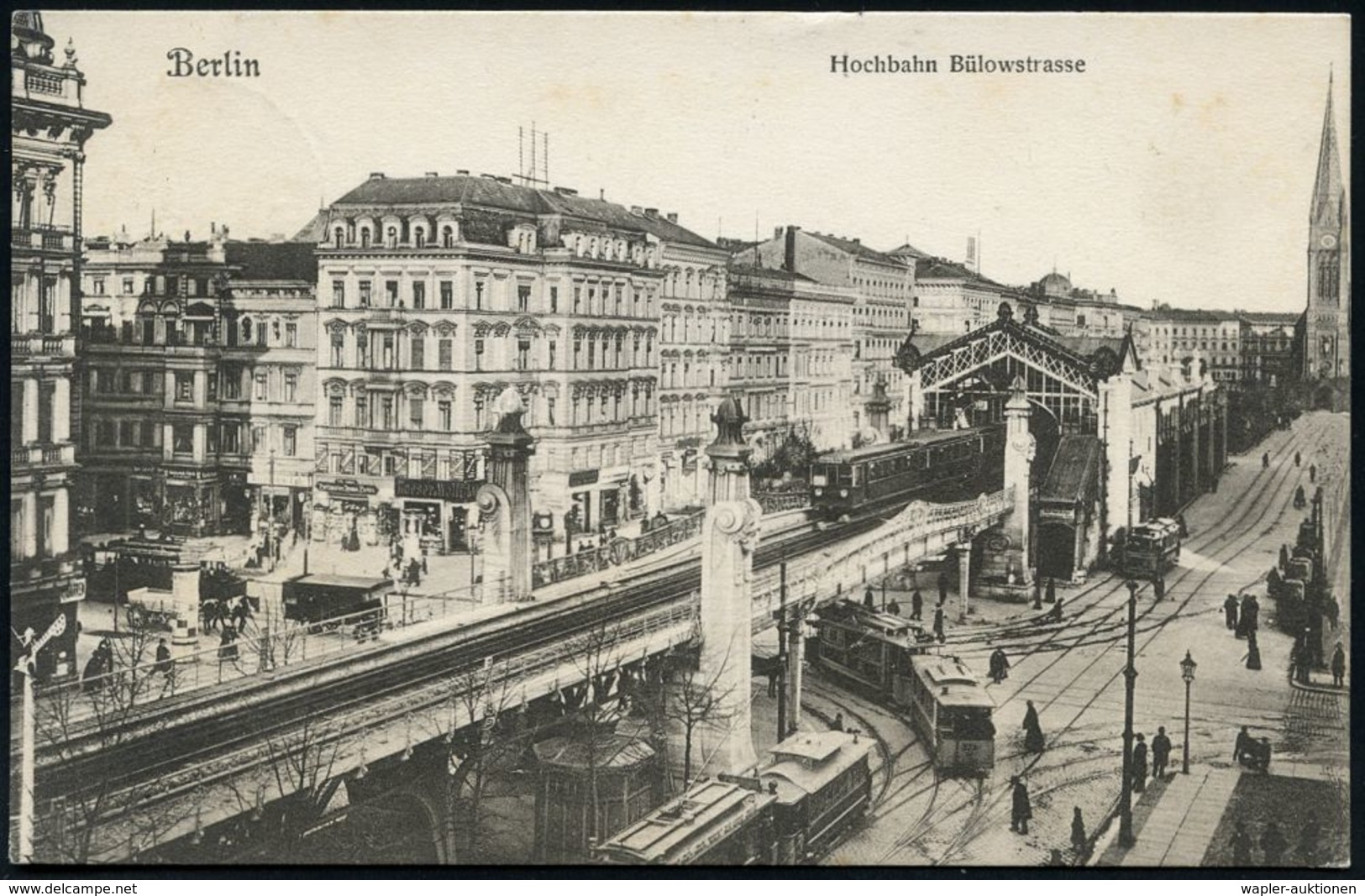 UNTERGRUNDBAHN /U-BAHN : Berlin-Schöneberg 1909/24 U-Bahnhof Bülowstraße, 6 Verschiedene Color-Foto-Ak., , Teils Gebr.,  - Trains