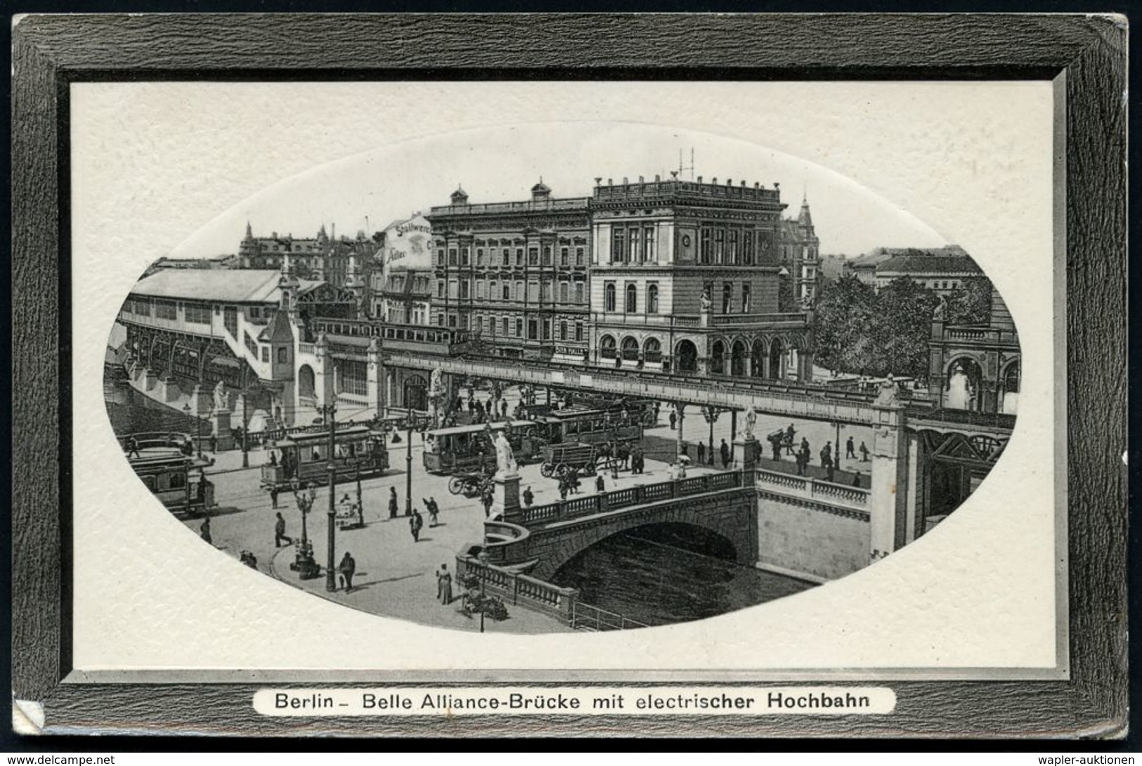 UNTERGRUNDBAHN /U-BAHN : Berlin-Kreuzberg 1903/19 U-Bahnhof Hallesches Tor, 7 Verschiedene S/w.-Foto-Ak. , Meist Gebr.,  - Treni