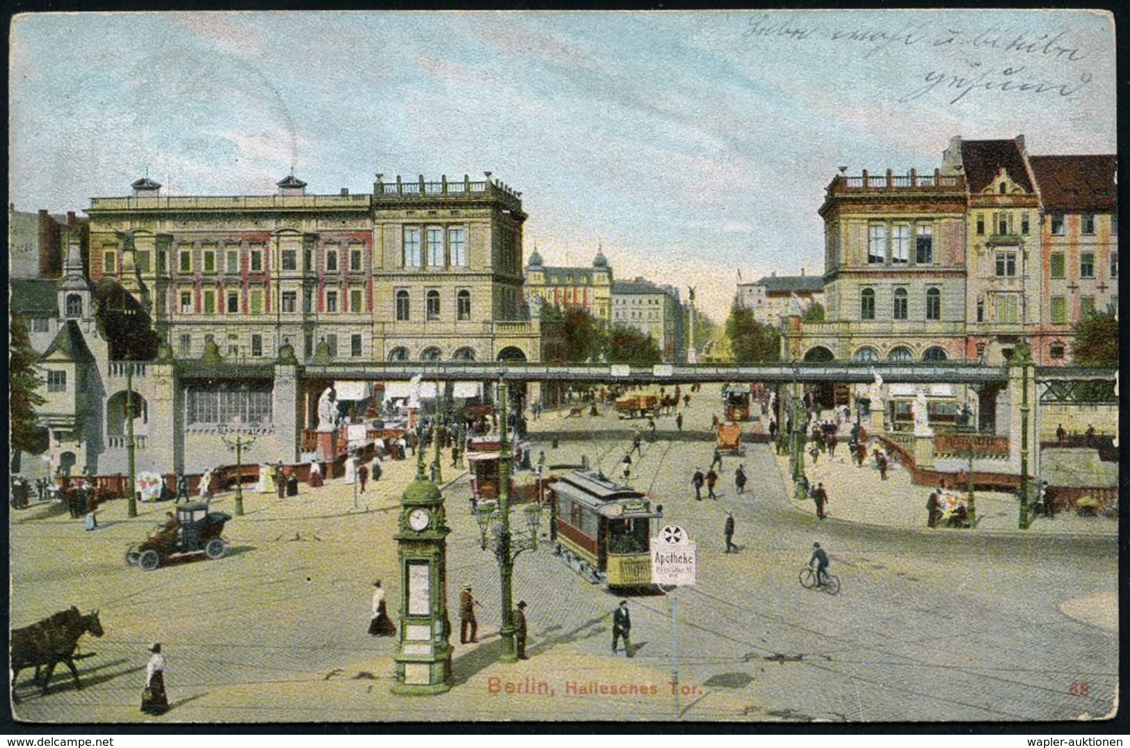 UNTERGRUNDBAHN /U-BAHN : Berlin-Kreuzberg 1905/15 U-Bahnhof Hallesches Tor, 10 Verschiedene Color-Foto-Ak. , Meist Gebr. - Eisenbahnen