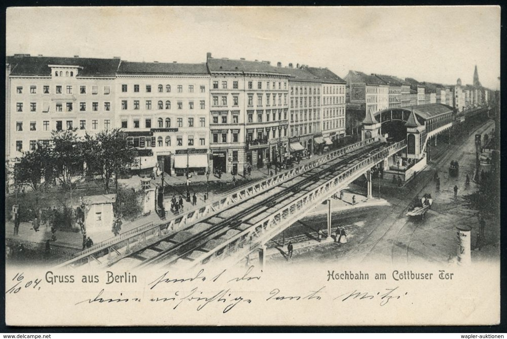 UNTERGRUNDBAHN /U-BAHN : Berlin-Kreuzberg 1902/11 U-Bahnhof Cottbuser Tor, 8 Verschiedene S/w.- U. Color-Foto-Ak. , Meis - Treni