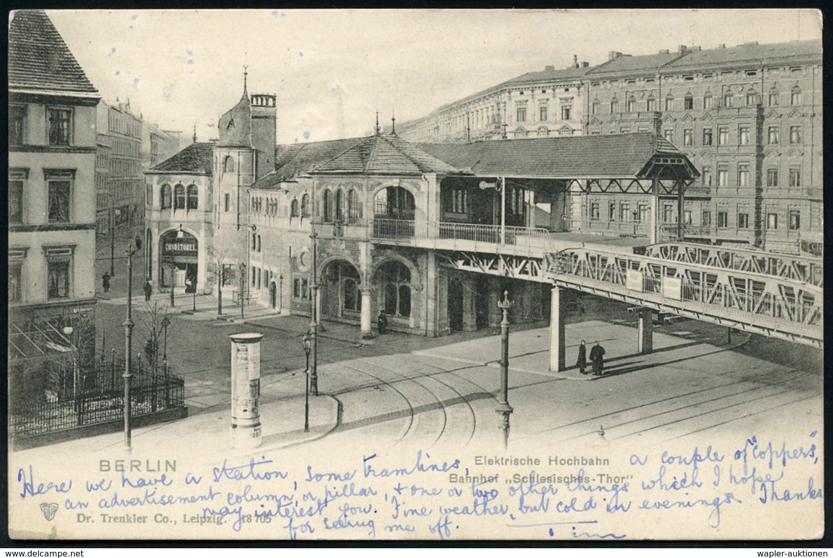 UNTERGRUNDBAHN /U-BAHN : Berlin-Kreuzberg 1902/22 U-Bahnhof Schlesisches Tor, 5 Verschiedene S/w.- U. Color-Ak. , Meist  - Treni