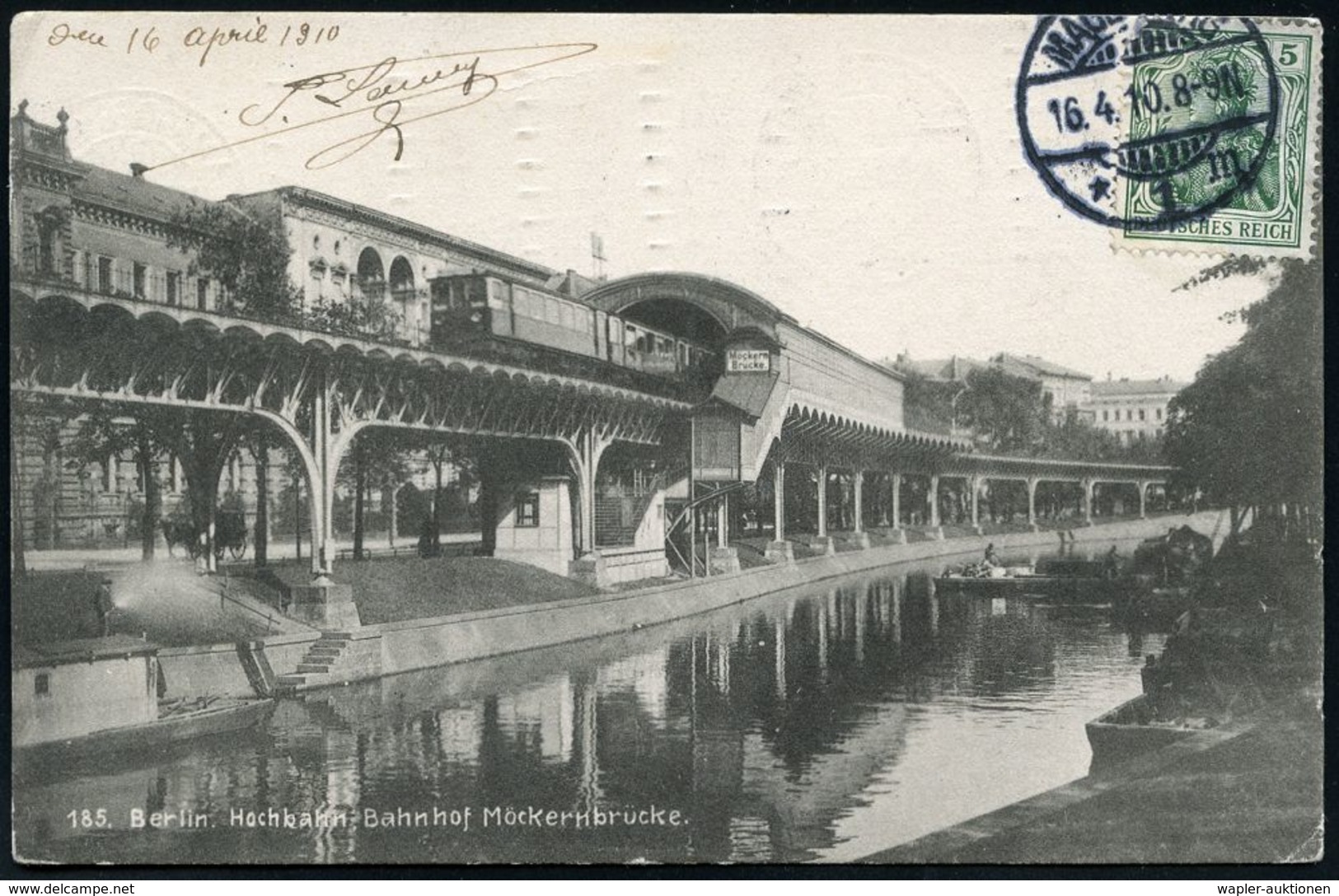 UNTERGRUNDBAHN /U-BAHN : Berlin-Kreuzberg 1909/10 U-Bahnhof Möckernbrücke, 5 Verschiedene, Meist Color-Foto-Ak. , Meist  - Eisenbahnen