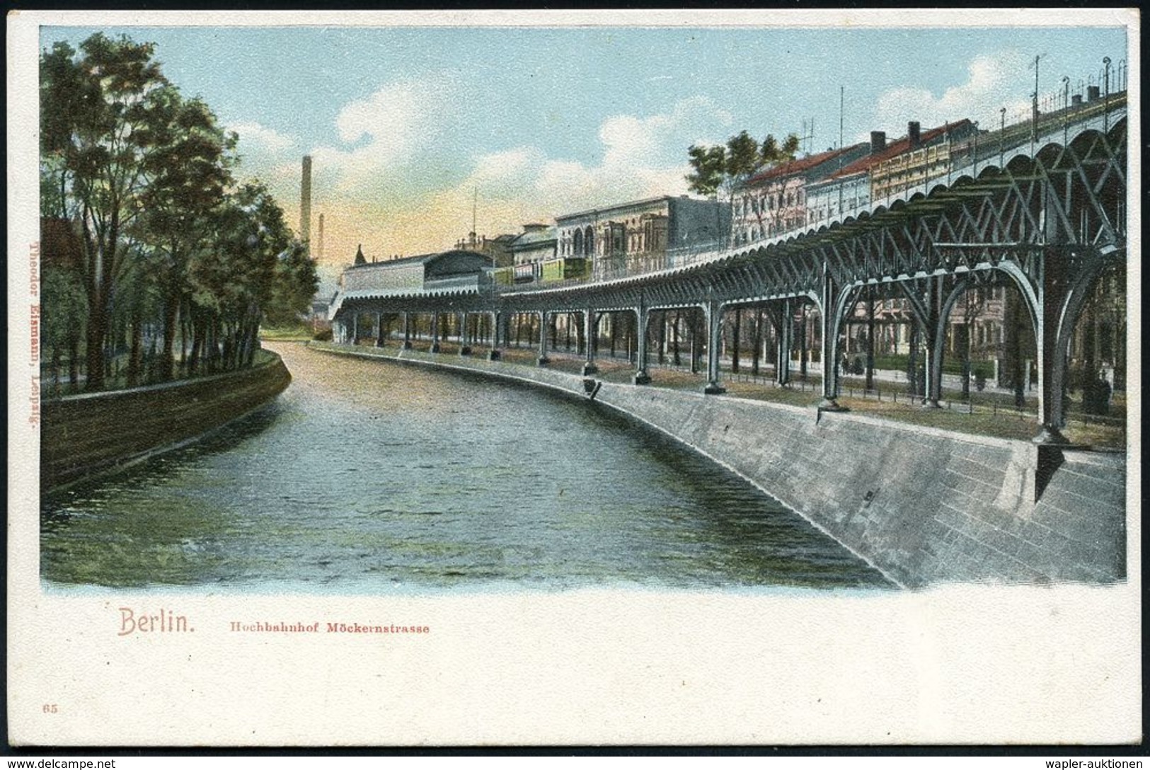 UNTERGRUNDBAHN /U-BAHN : Berlin-Kreuzberg 1909/10 U-Bahnhof Möckernbrücke, 5 Verschiedene, Meist Color-Foto-Ak. , Meist  - Treni