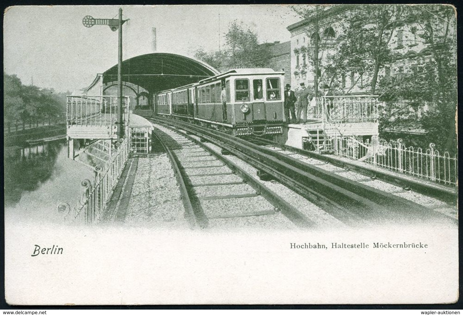 UNTERGRUNDBAHN /U-BAHN : Berlin-Kreuzberg 1902/11 U-Bahnhof Möckernbrücke, 7 Verschiedene S/w.- U. Color-Foto-Ak. , Teil - Eisenbahnen