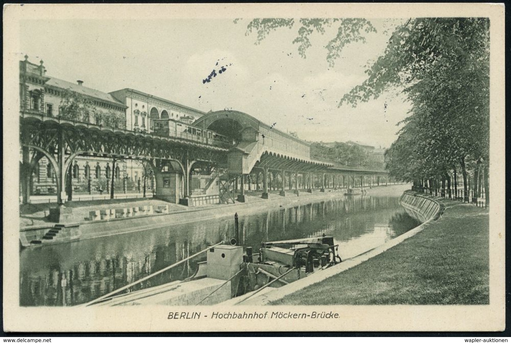 UNTERGRUNDBAHN /U-BAHN : Berlin-Kreuzberg 1902/11 U-Bahnhof Möckernbrücke, 7 Verschiedene S/w.- U. Color-Foto-Ak. , Teil - Trains