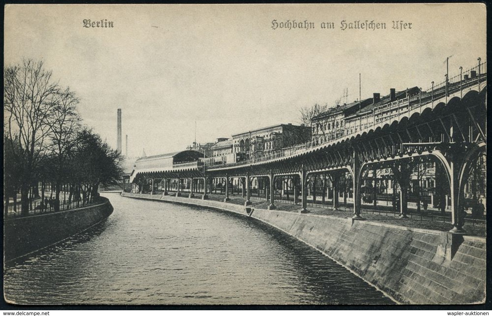 UNTERGRUNDBAHN /U-BAHN : Berlin-Kreuzberg 1902/11 U-Bahnhof Möckernbrücke, 7 verschiedene s/w.- u. Color-Foto-Ak. , teil